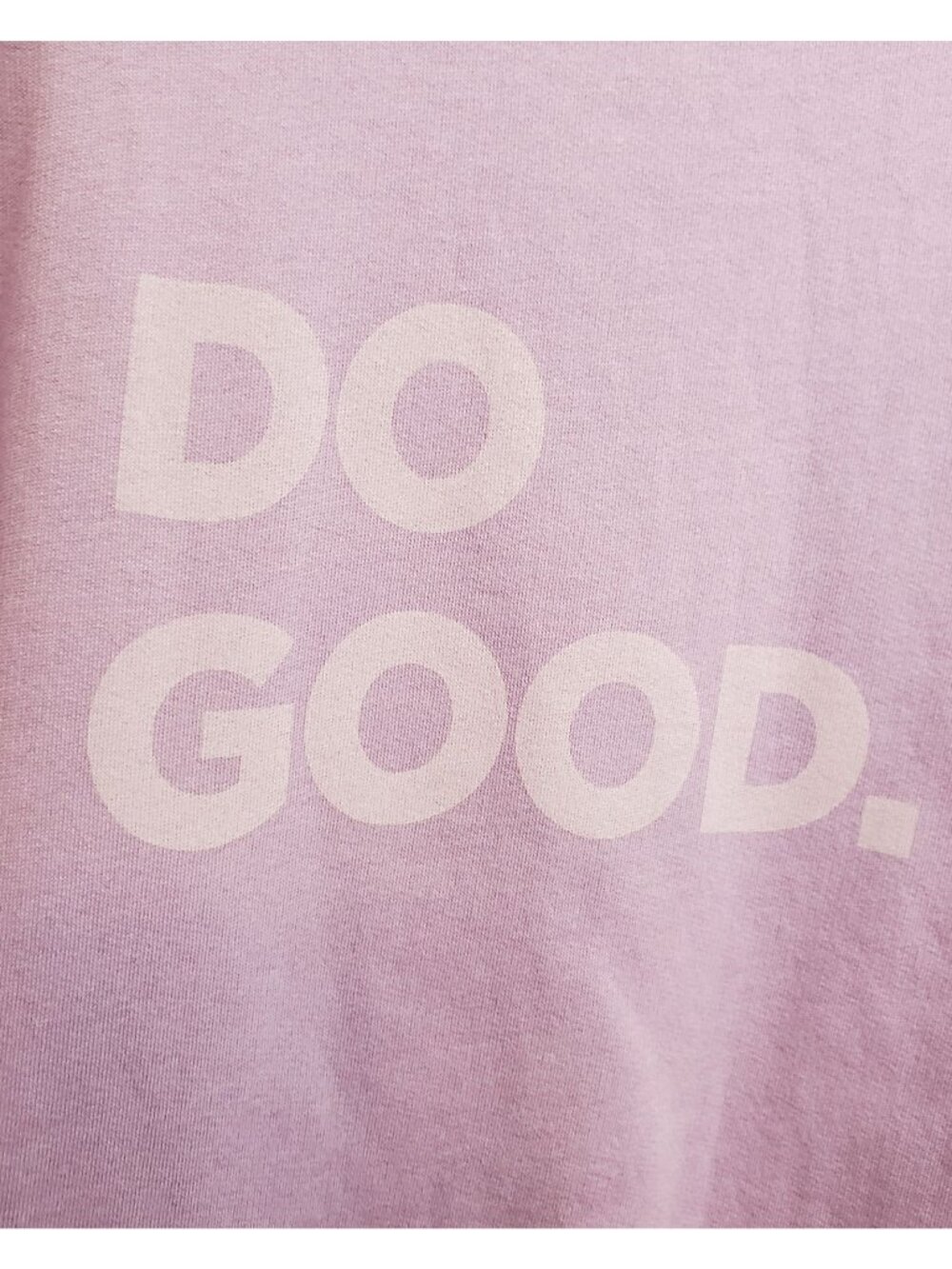 Cotopaxi women's Organic Do Good Crew sweatshirt in light purple - Picture 6 of 10